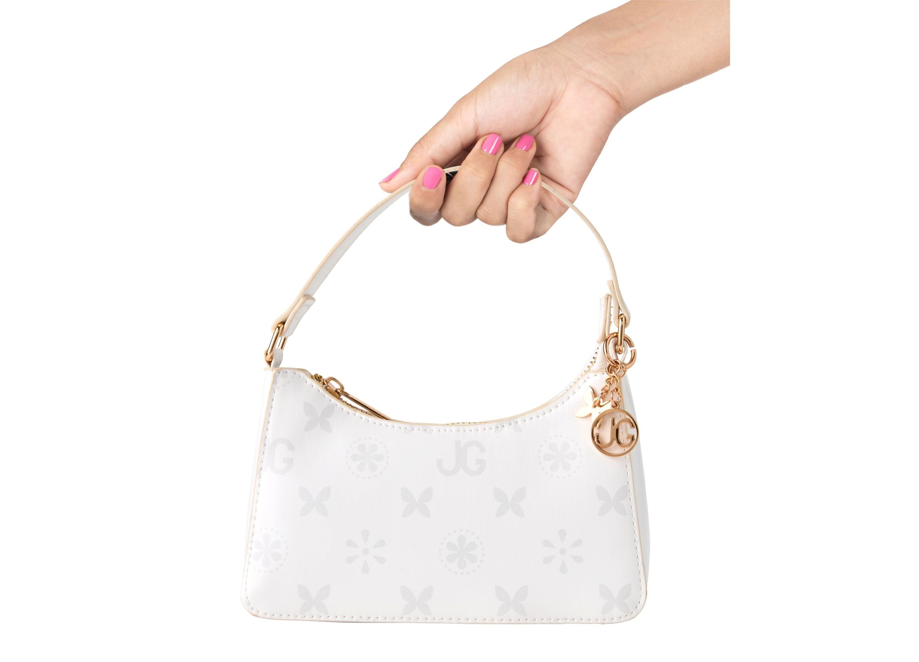 Journey Girls Vibrant Monogram Fashion Purse with Gold Charms