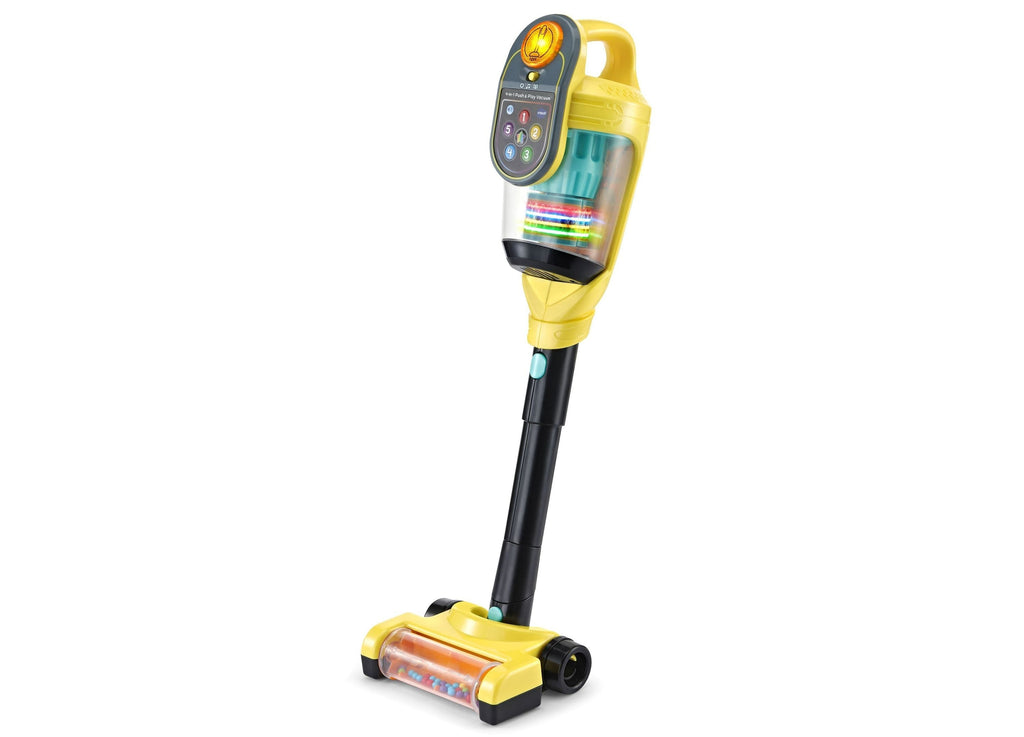 VTech 4-in-1 Push & Play Vacuum Interactive Learning Role-Play Toy