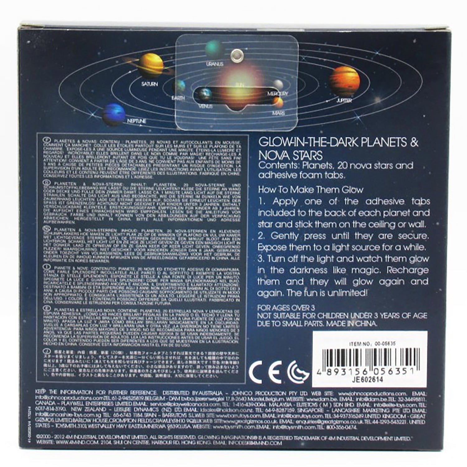 Cosmic Glow: Planets & Nova Star Bedroom Galaxy Kit