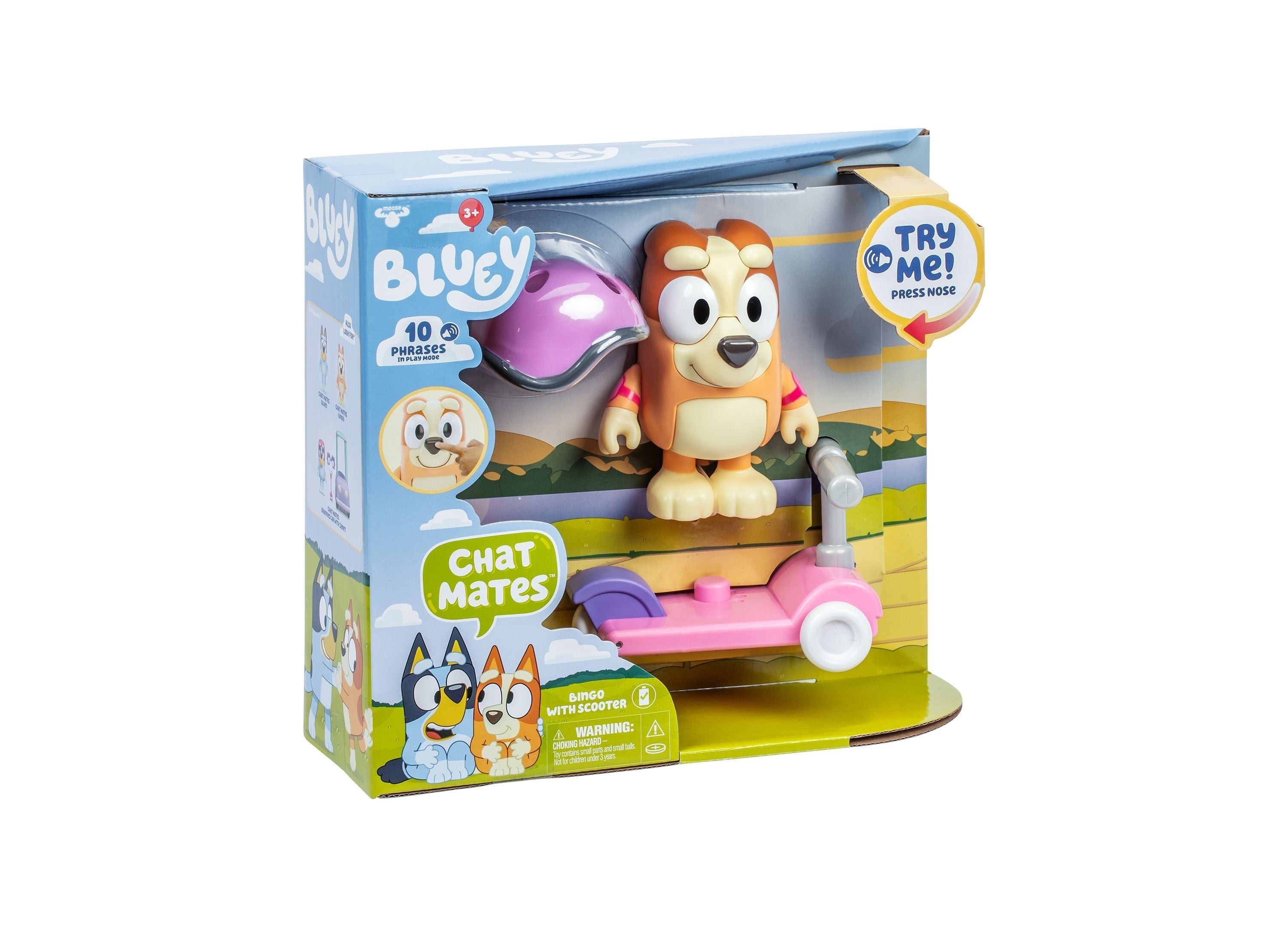 Bluey S13 Chat Mates Bingo Figure with Scooter Playset