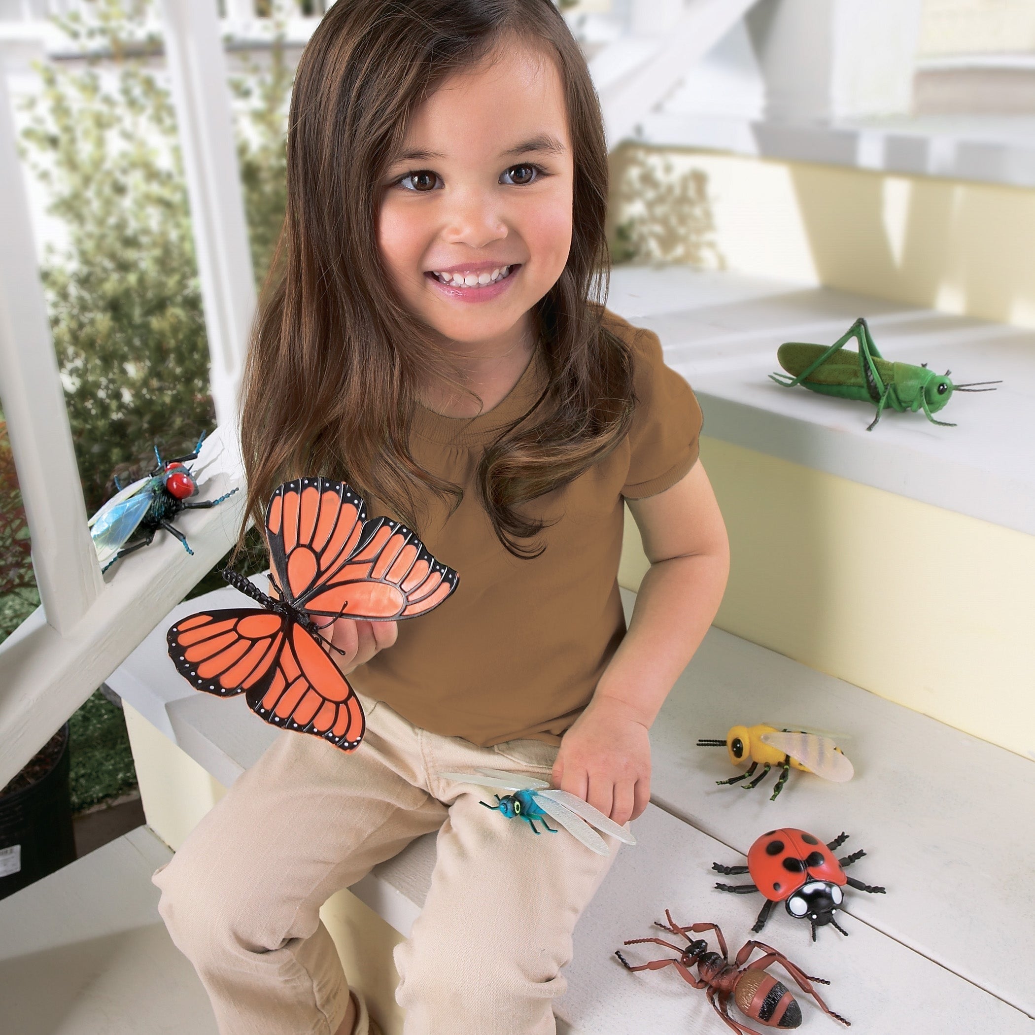 Learning Resources Jumbo Insects Playset - Vibrant 7-Piece Collection