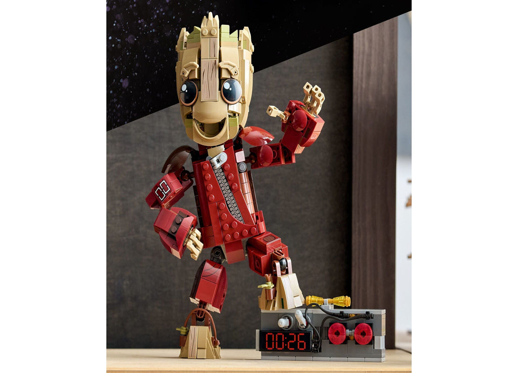LEGO Marvel Ravager Jumpsuit Groot Kids Building Set - 604 Pieces