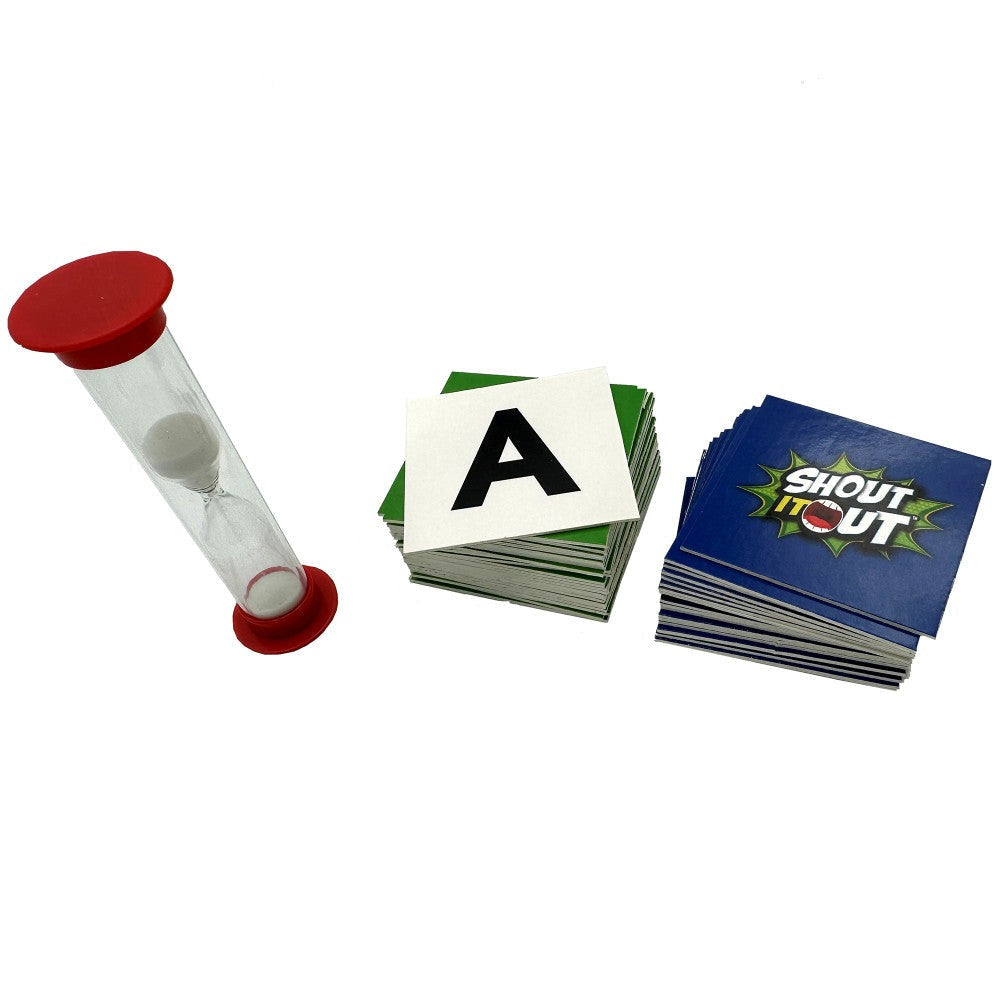 MukikiM Shout It Out Word Challenge Game, Ages 8+, for 2 Players/Teams
