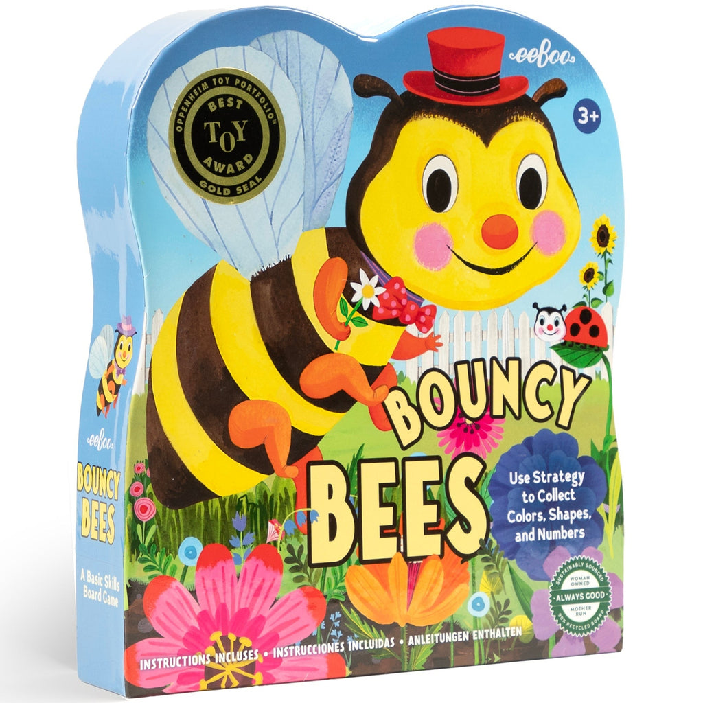 eeBoo Bouncy Bees Shaped Strategy Board Game