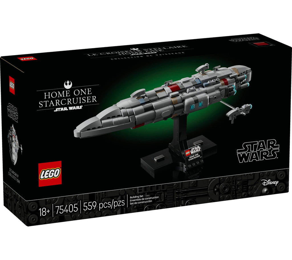 LEGO Star Wars Home One Starcruiser Model Kit 75405 - Buildable Starship
