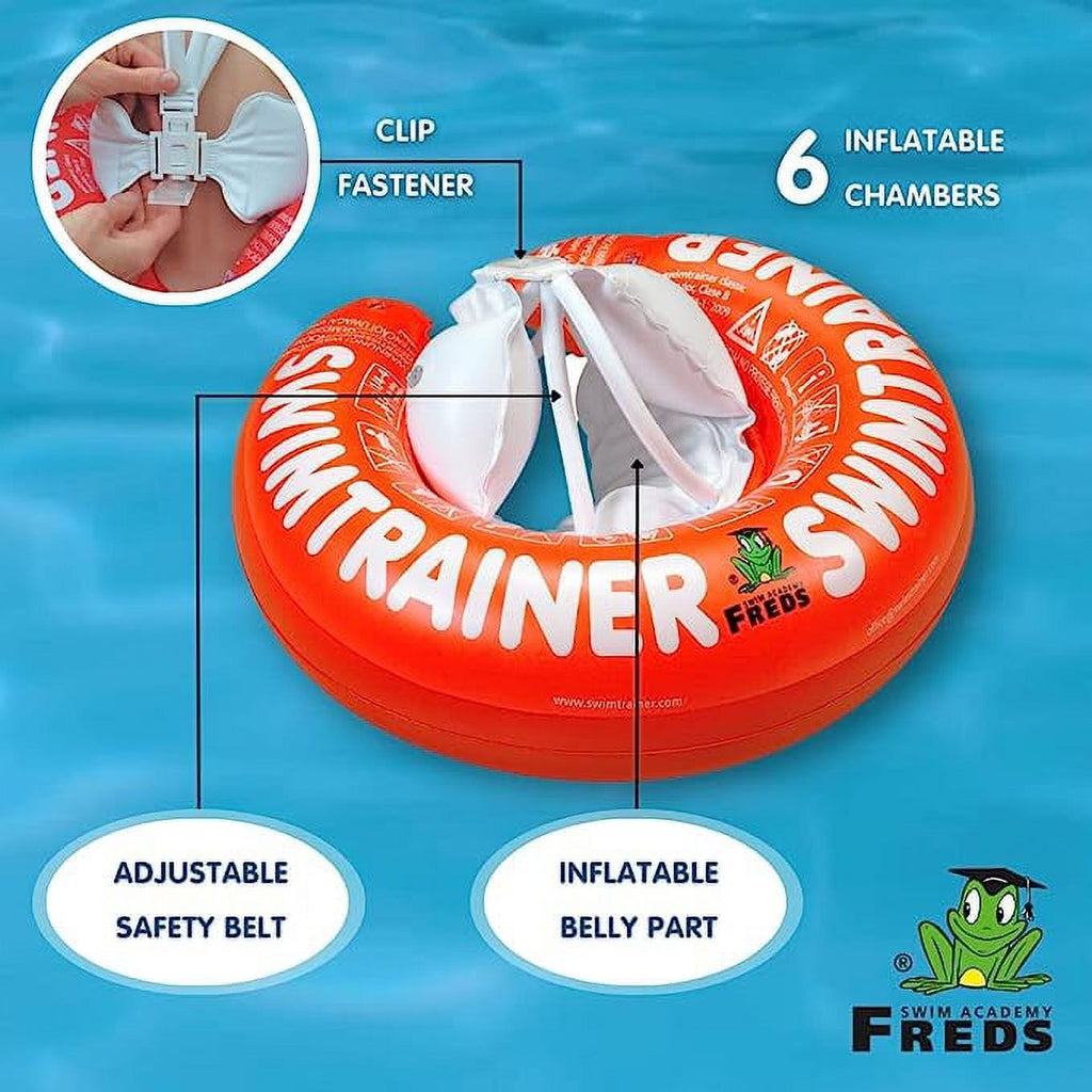 FREDS SWIM ACADEMY SWIMTRAINER Classic Red - Infant Baby Pool Float