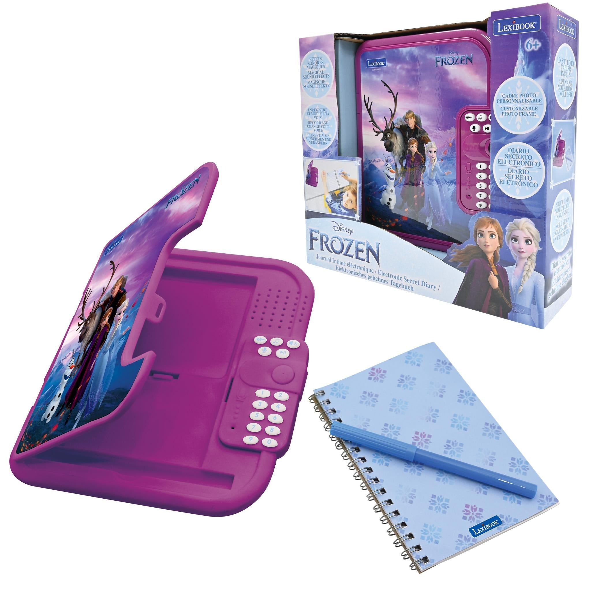 Frozen Secret Safe Electronic Notebook - Pink