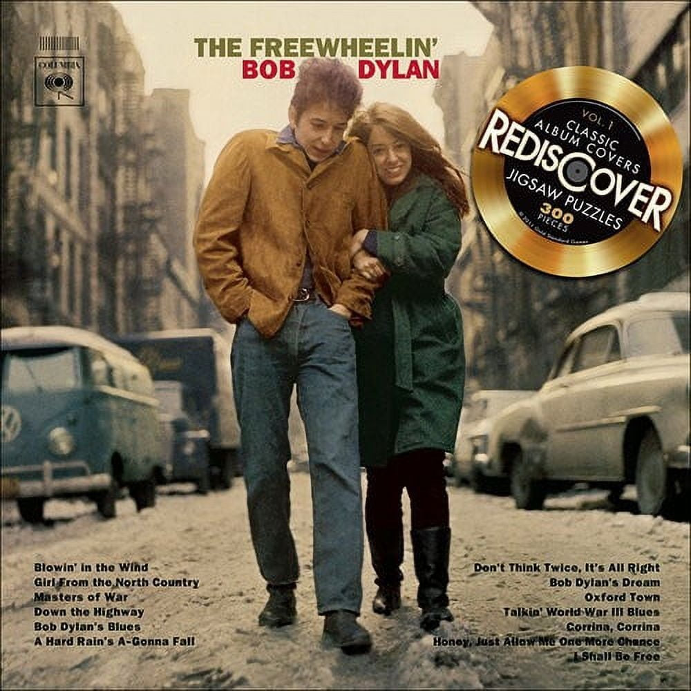 Imagination Games The Freewheelin' Bob Dylan 300-Piece Double-Sided Jigsaw Puzzle