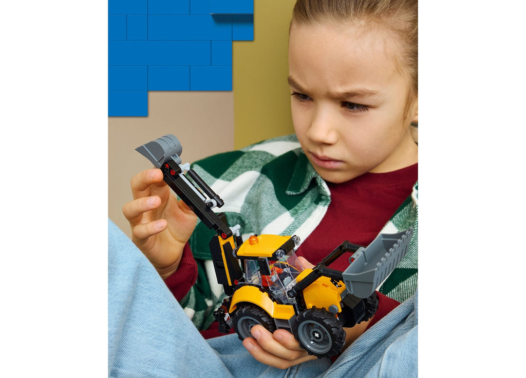 LEGO City Backhoe Loader 301-Piece Building Set