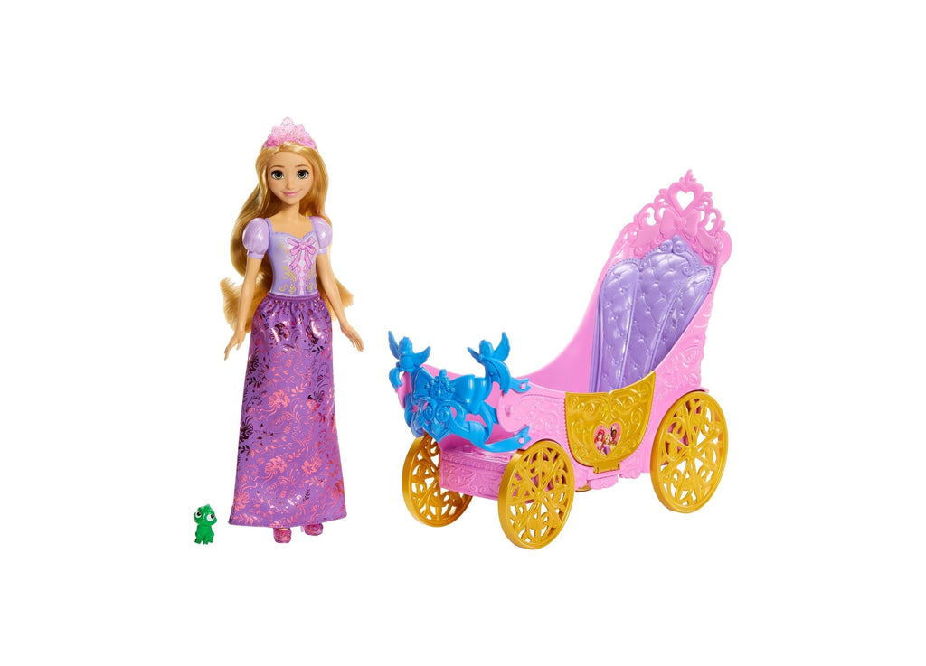 Disney Princess Rapunzel Grand Carriage Fashion Doll Playset with Pascal