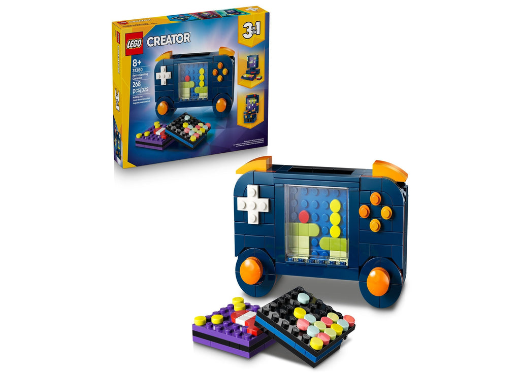LEGO Creator 3-in-1 Retro Gaming Console Building Set 31380, 268 Pieces