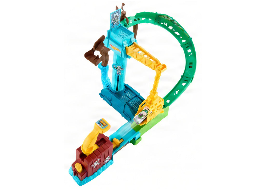 Hot Wheels Buzz Lightyear Star Command Adventure Track Set With Die-Cast Vehicle