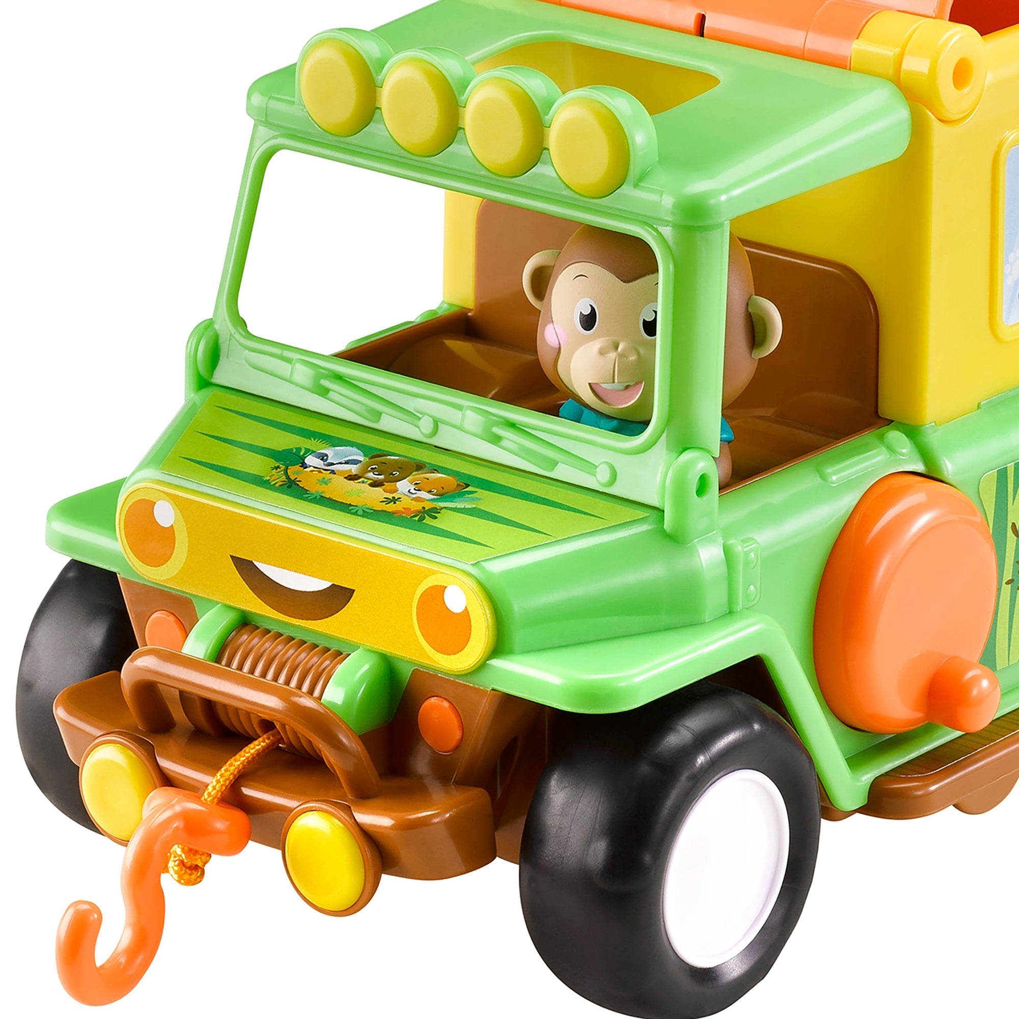 Timber Tots Safari Jeep Adventure Set with Exclusive Monkey Character