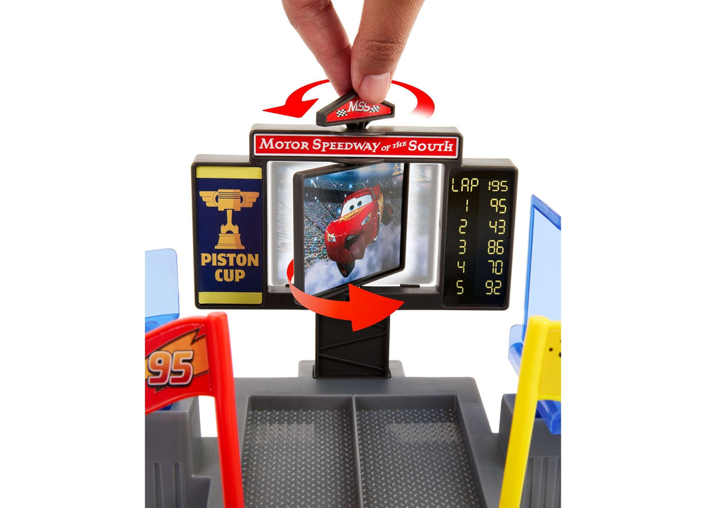 Disney Pixar Cars Stunting Speedway Playset with Piston Cup