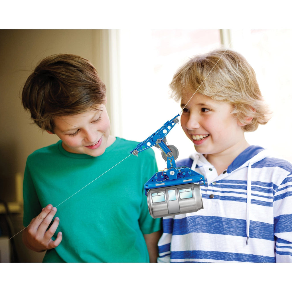 KidzRobotix Tin Can Cable Car Recycled Engineering Kit