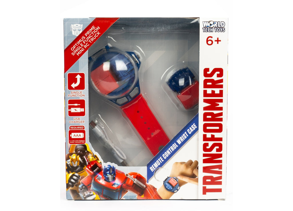 World Tech Toys Transformers Optimus Prime Wrist Case Mini RC Truck