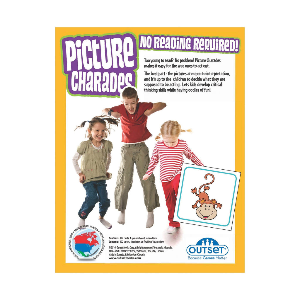 Picture Charades No Reading Required Party Game