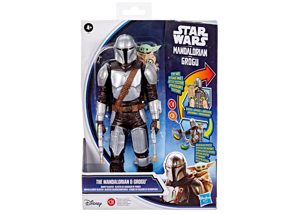 Star Wars The Mandalorian & Grogu Bounty Blaster 11-Inch Action Figure