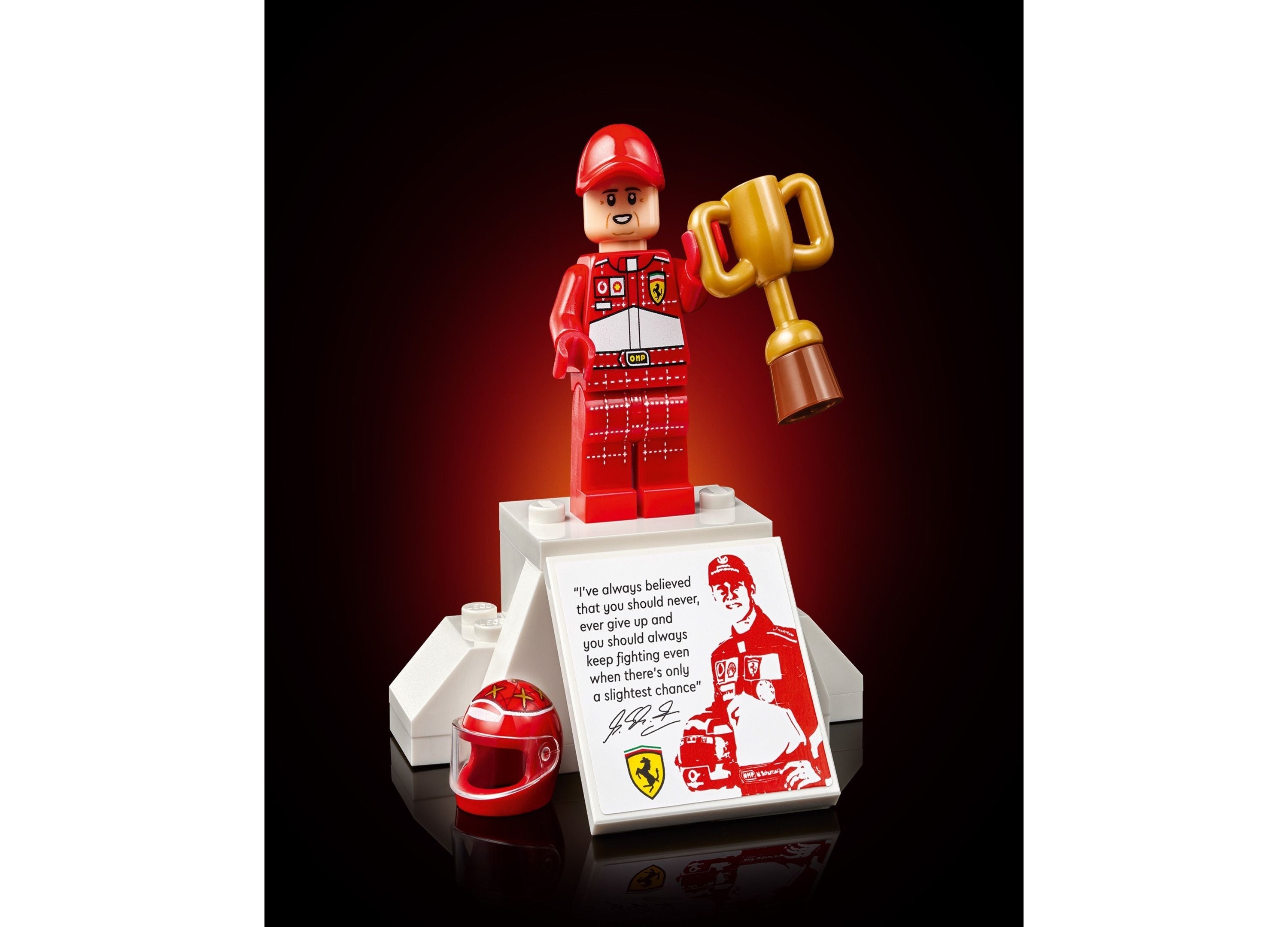 LEGO® Icons Ferrari F2004 Michael Schumacher F1 Car Model Building Set, 11375