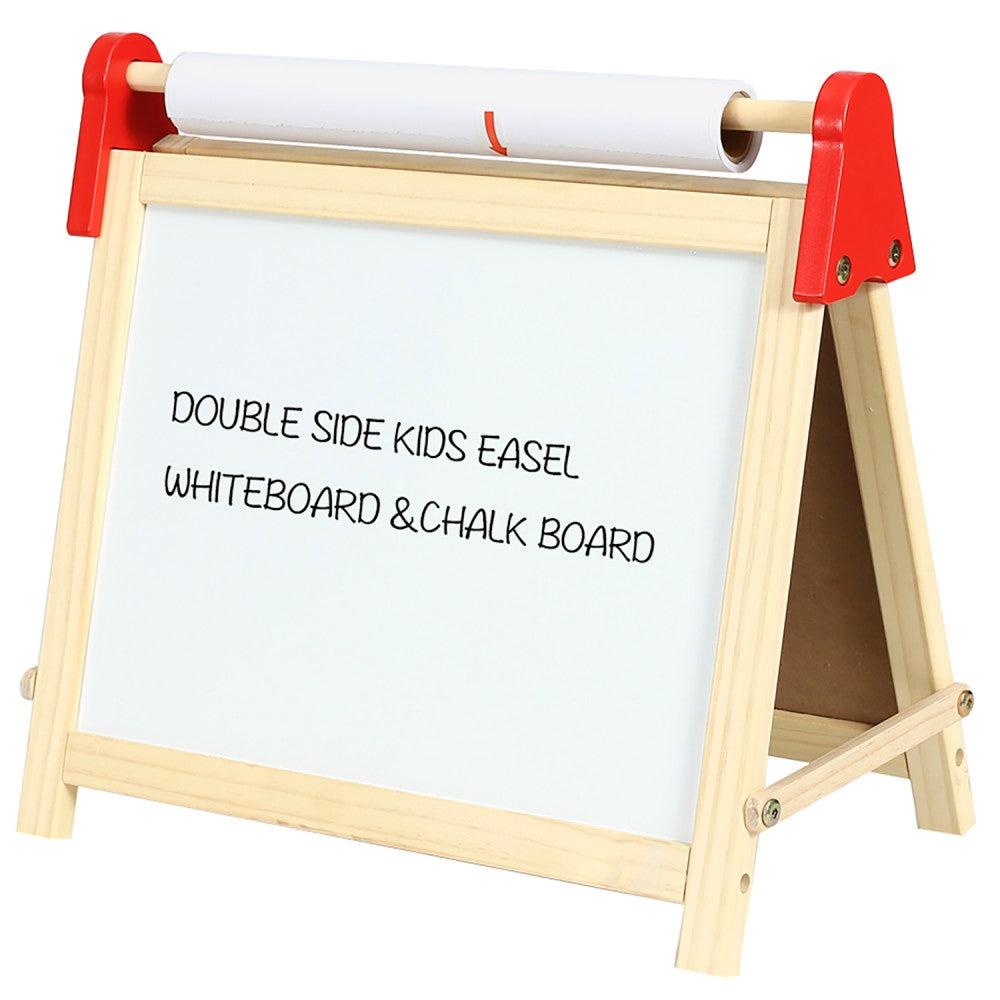Easy Playhouse Creative Explorer Wooden Table Top Easel for Kids, Age 3+