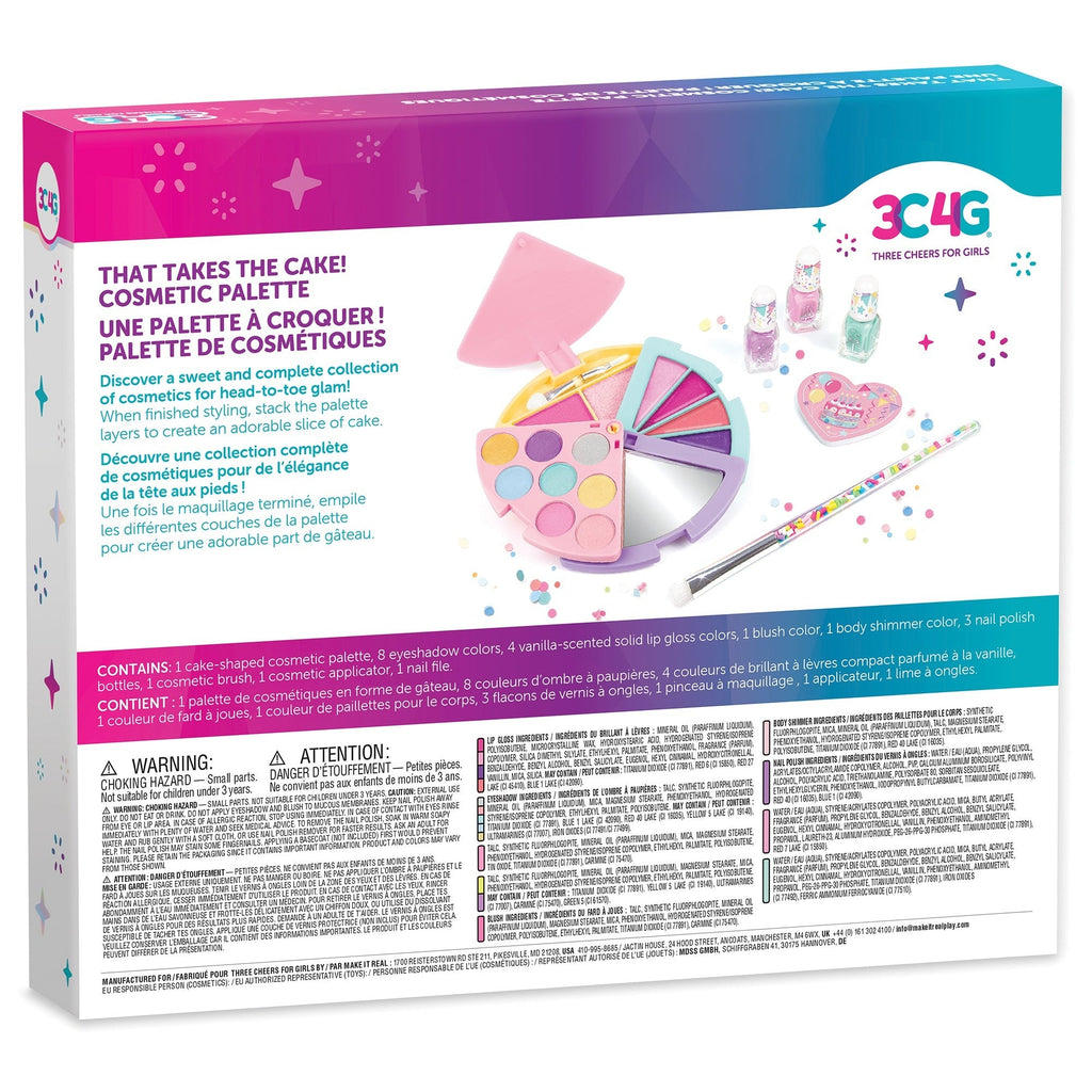 3C4G That Takes The Cake 21-Piece Cosmetic Palette With Mirror