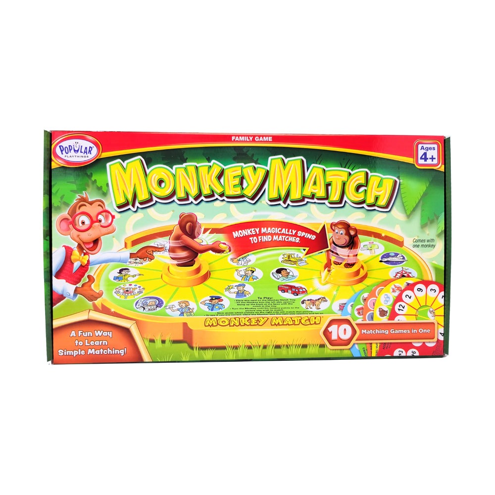 Monkey Match Educational Game by Popular Playthings