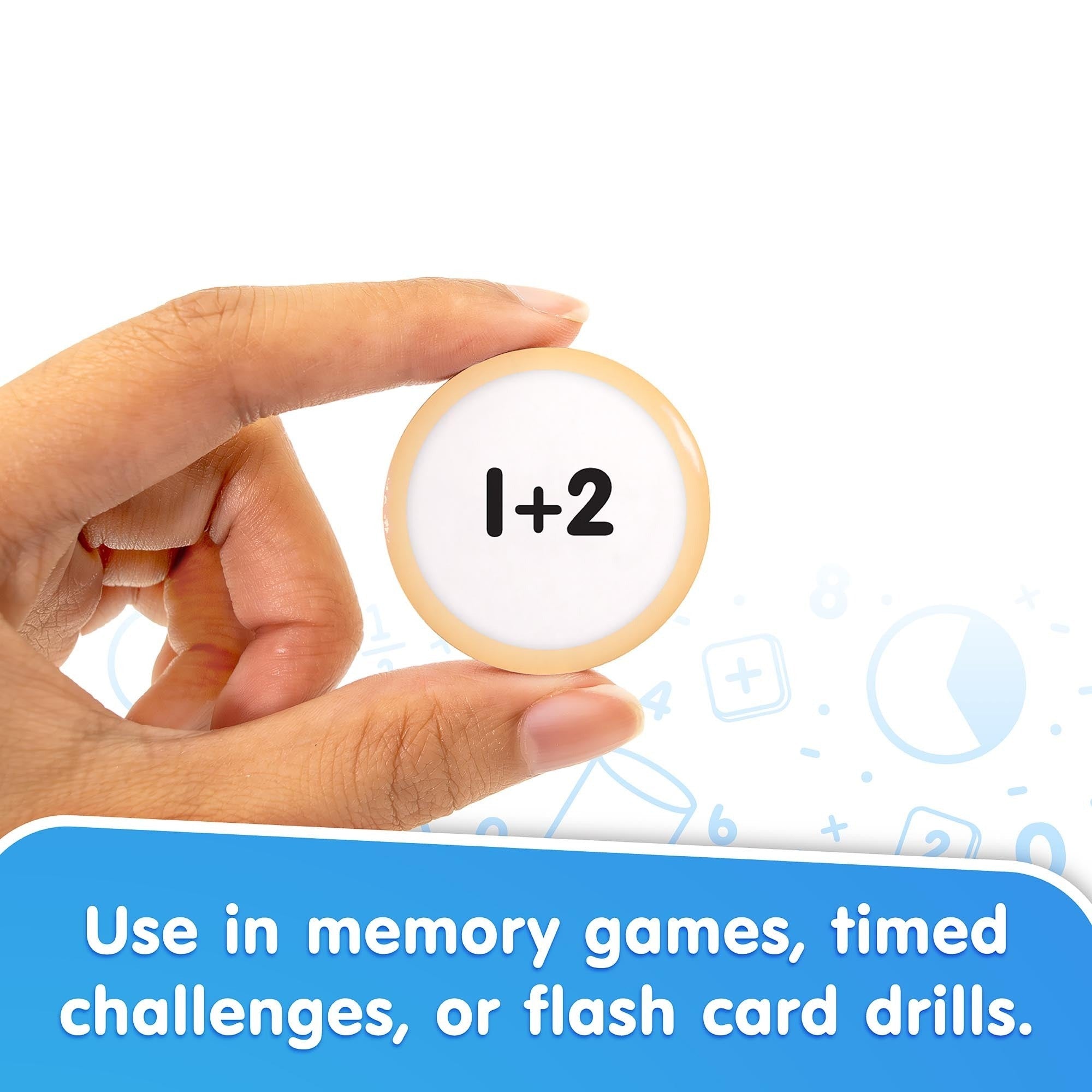 Snacks: Addition Math Learning Card Game With 90 Double-Sided Donut Cards