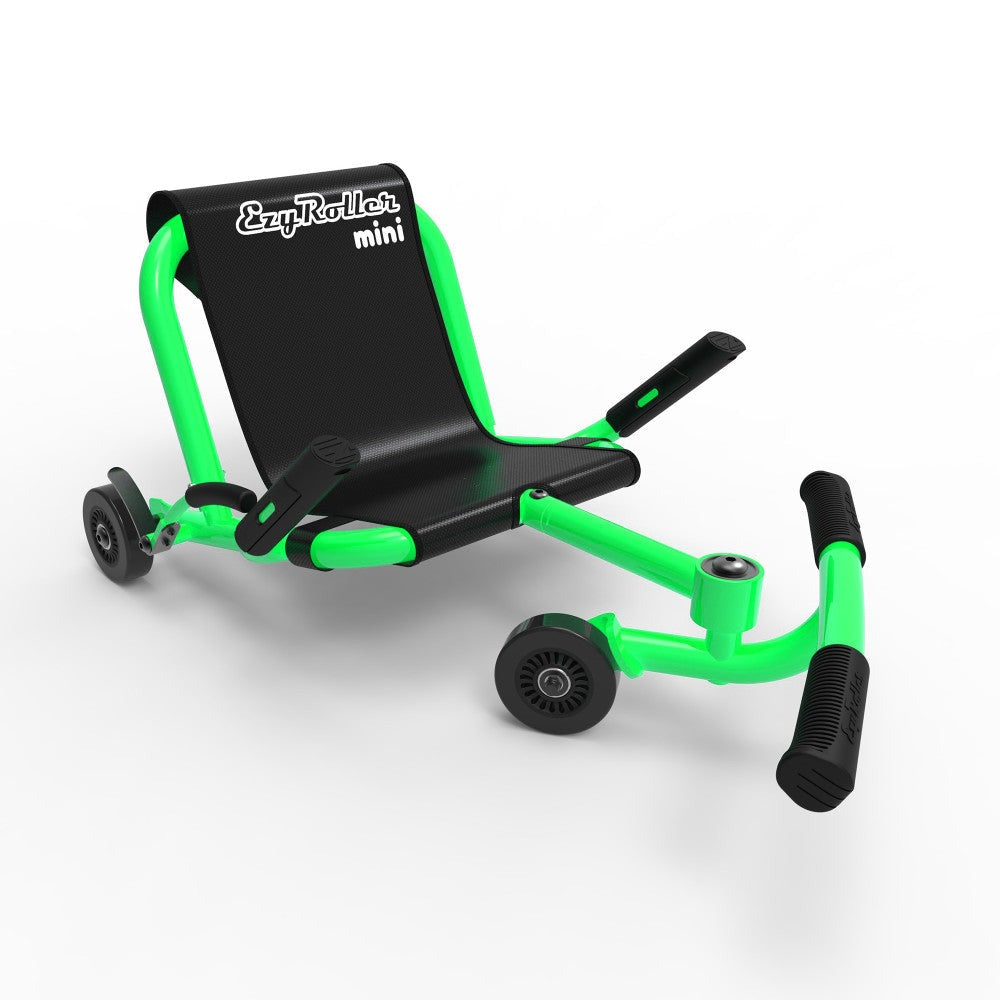 EzyRoller Mini - Green - Ride-On Scooter for Toddlers & Kids, 45lb Capacity, Ages 2-5
