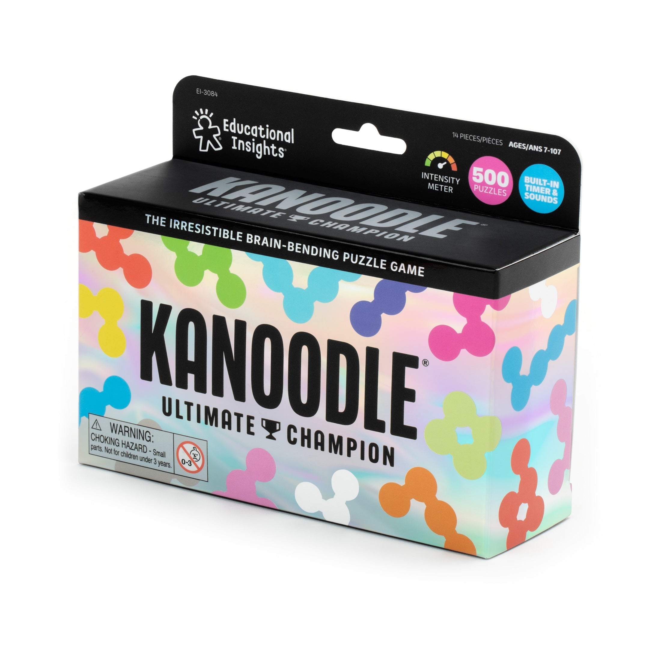 Kanoodle Ultimate Champion 500-Puzzle Brain Teaser Game With Timer