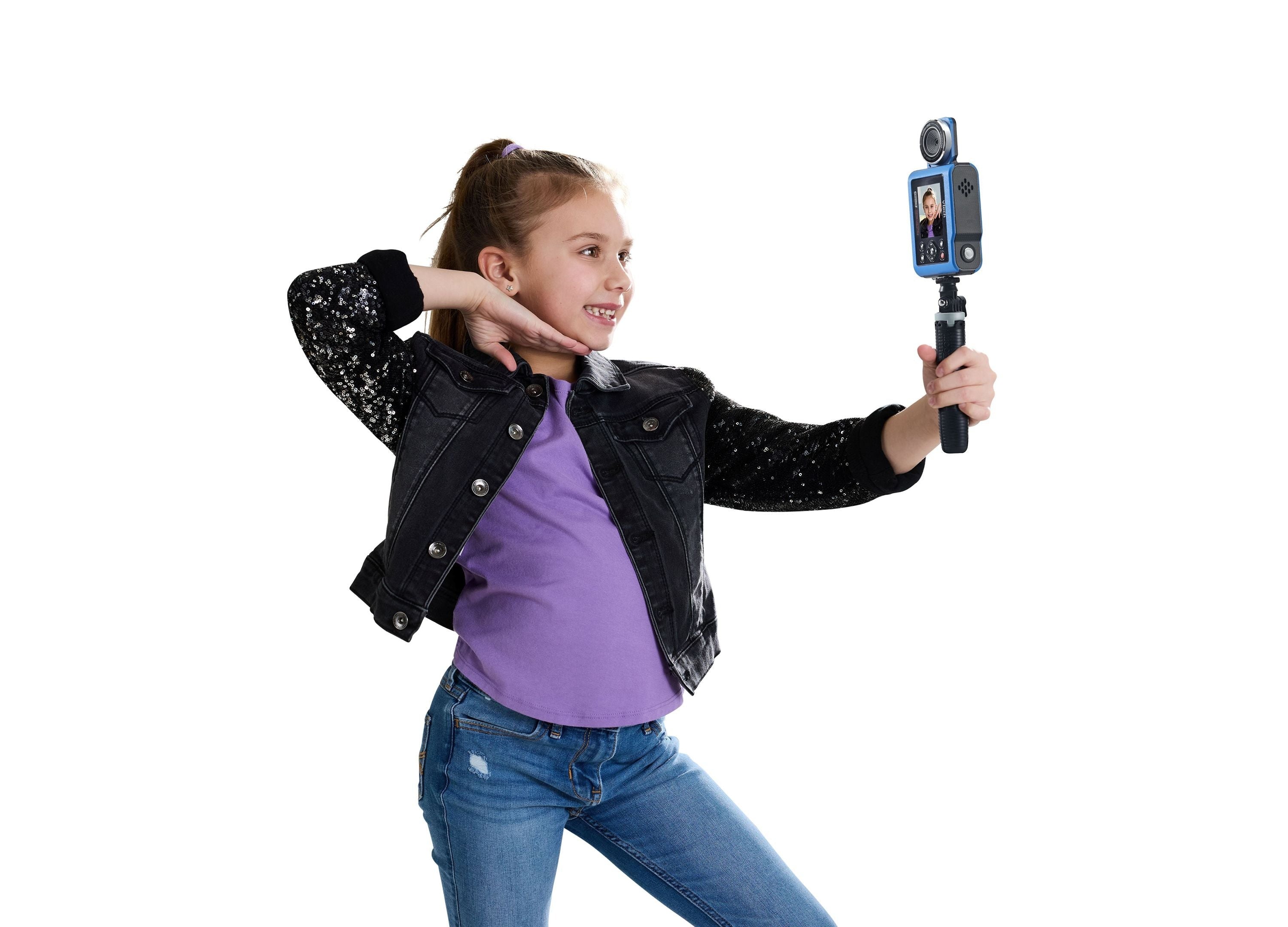 VTech KidiZoom Creator Cam Ultra Digital Camera Set With Green Screen And 20+ Effects