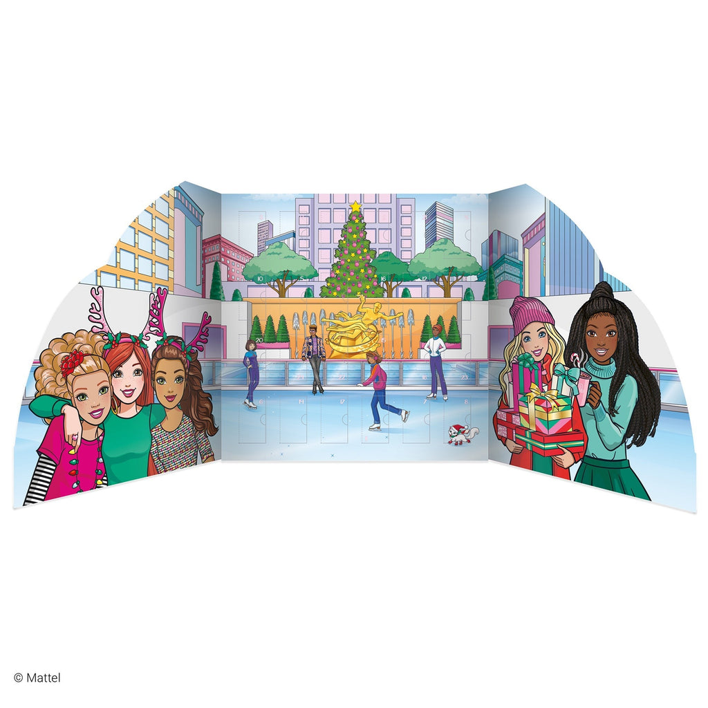 Barbie Sticker Book Advent Calendar - 24-Door Display Stand