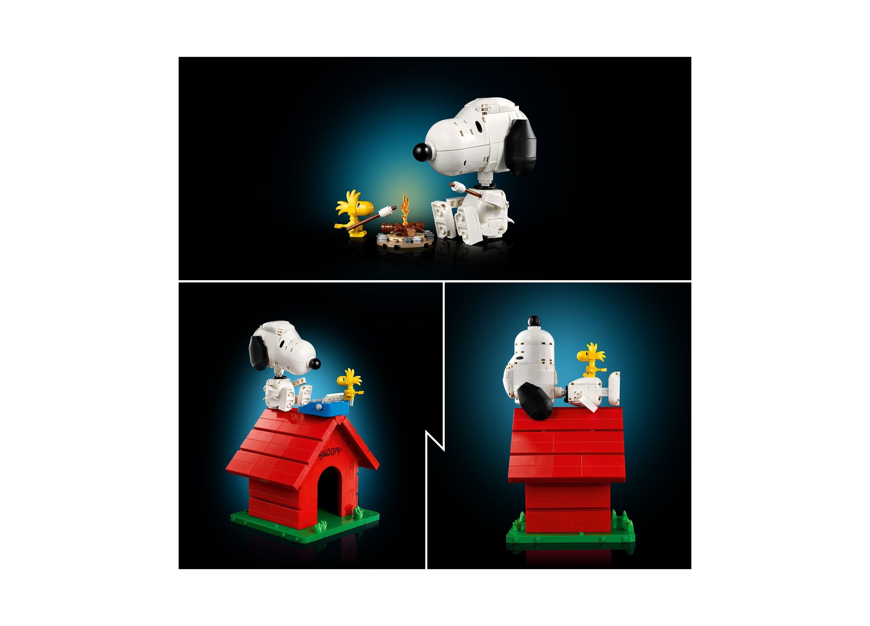 LEGO Ideas Peanuts Snoopy's Doghouse 964-Piece Building Set
