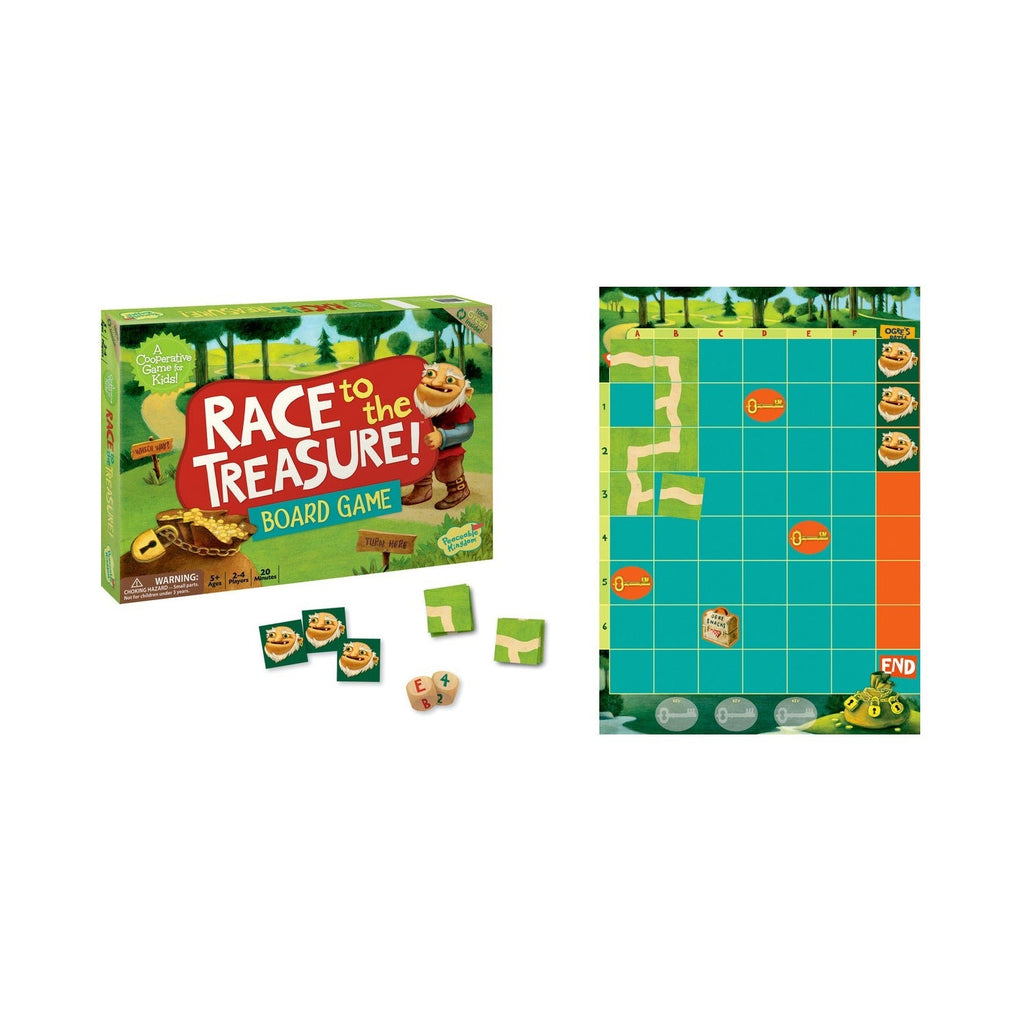 Race To The Treasure Cooperative Board Game