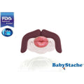 Babystache Kissable Wrangler Mustache Pacifier With Storage Case