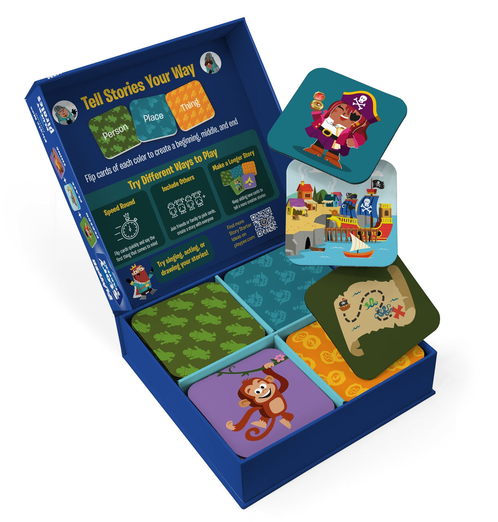 Story Starters Pirate Max Edition Create A Story Cards With Buildable Figures