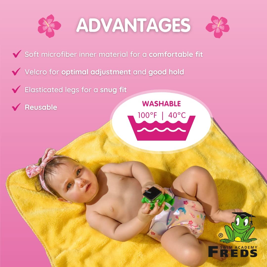FREDS SWIM ACADEMY Pink Swim-Tastic Diaper - Babies and Toddlers