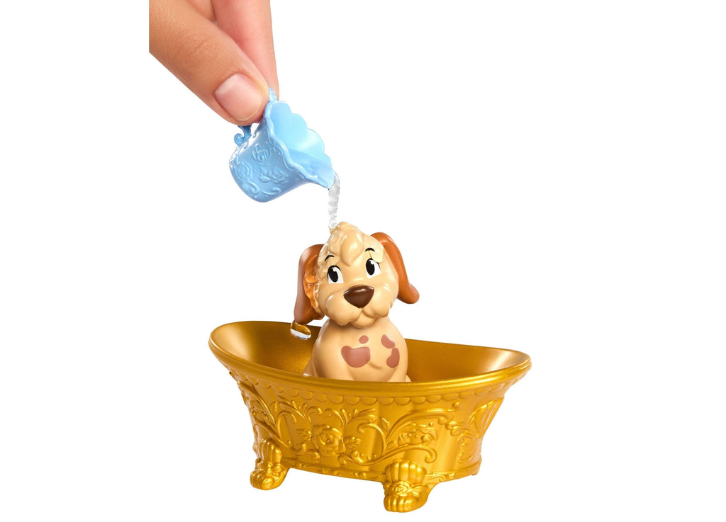Disney Princess Bath and Style Belle Fashion Doll with Dog