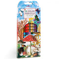 eeBoo Mushroom Double-Sided Color Pencils - 12pc Set