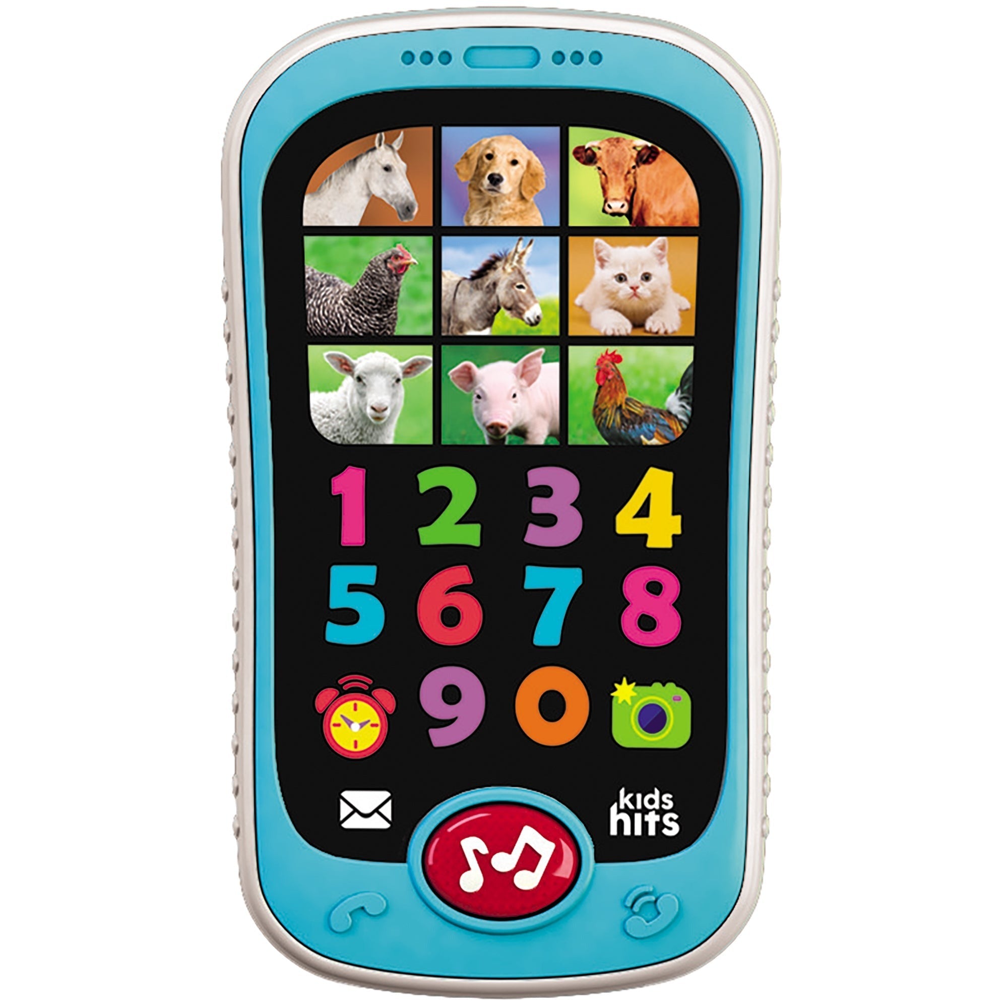 Kids Hits Smart Phone Hello Farm Interactive Educational Toy With Lights And Sounds