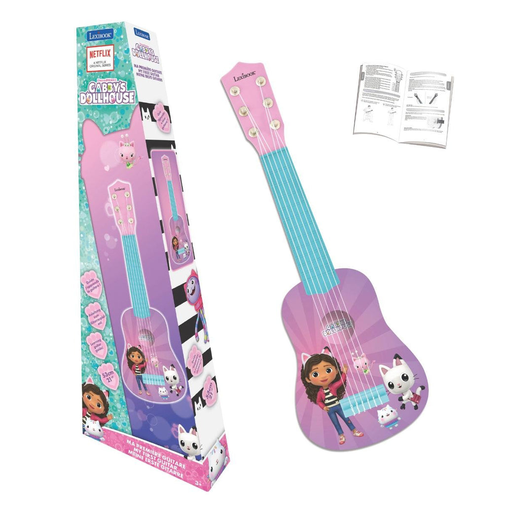 Gabby's Dollhouse First Guitar for Kids - Musical Starter Kit
