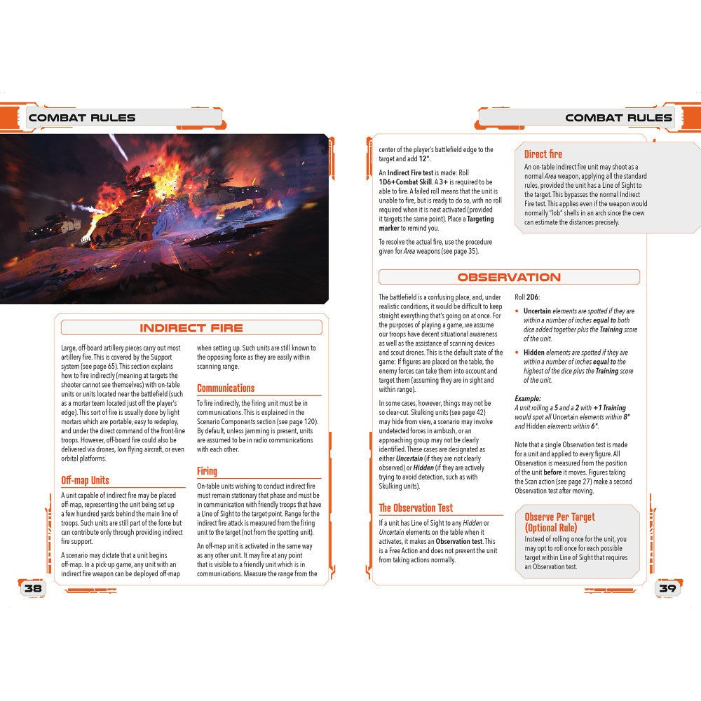 Modiphius Entertainment: Five Parsecs From Home - Tactics, Hardcover RPG