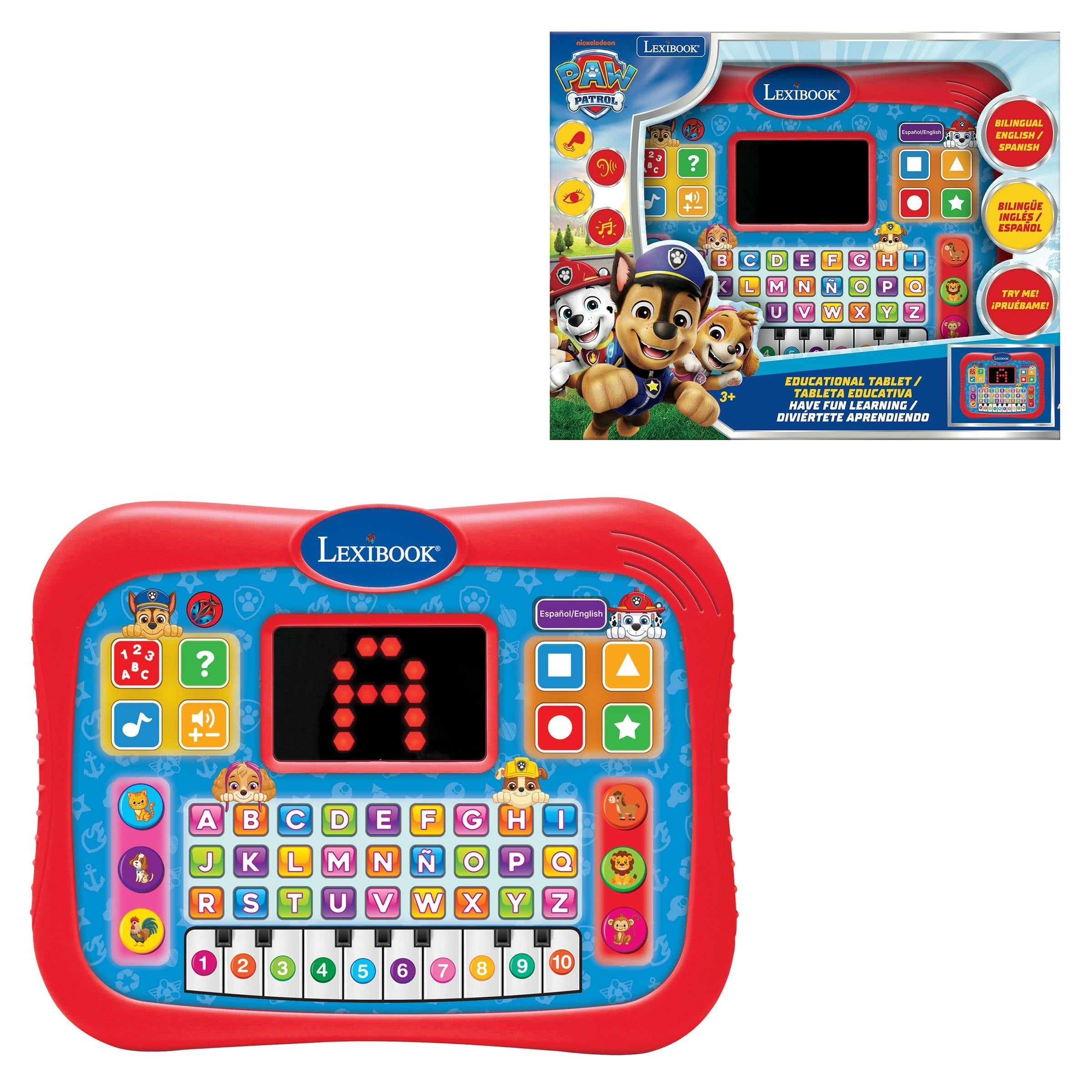 Paw Patrol ABC Bilingual Educational Talking Tablet - English/Spanish Learning Toy