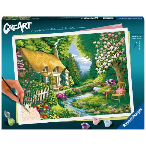 Ravensburger River Cottage Artistic Paint by Number Kit
