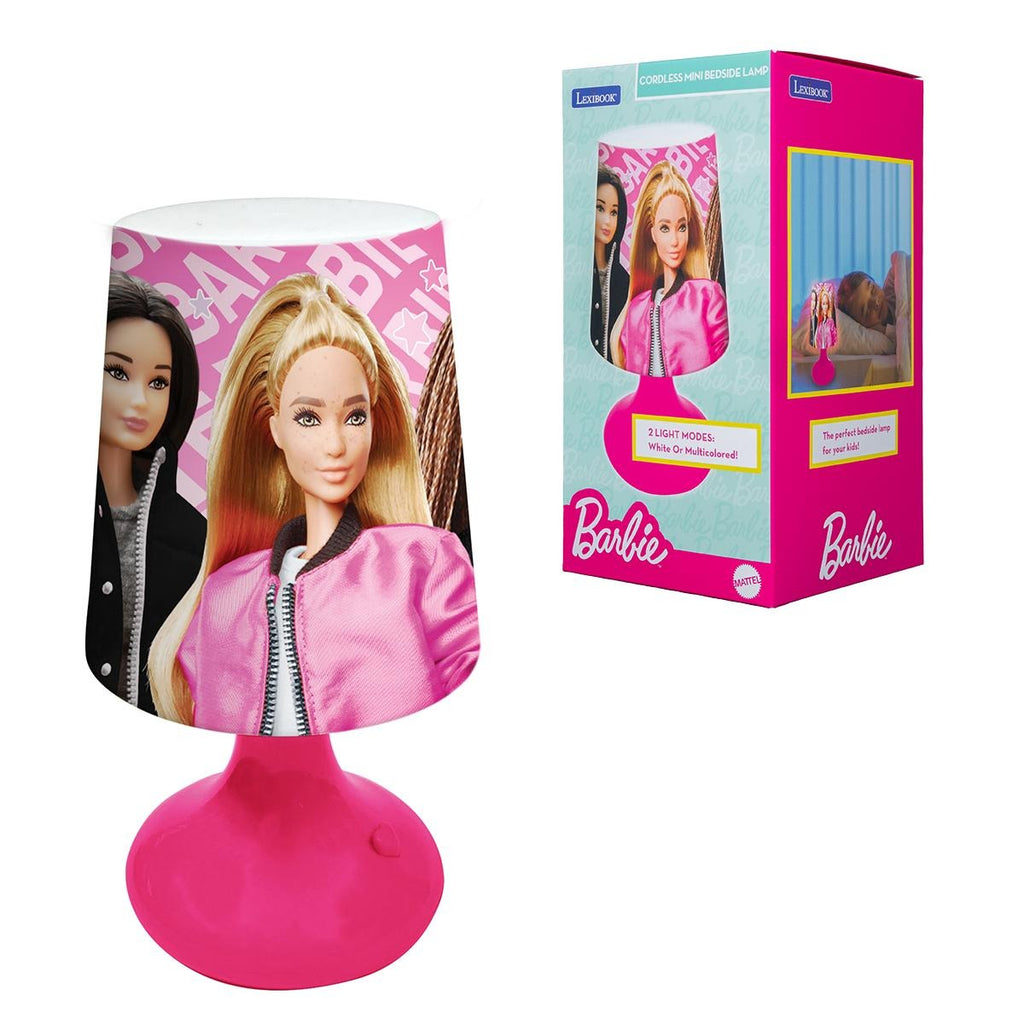 Barbie Dreamlight - Wireless Mini Bedside Lamp - Pink Nightlight