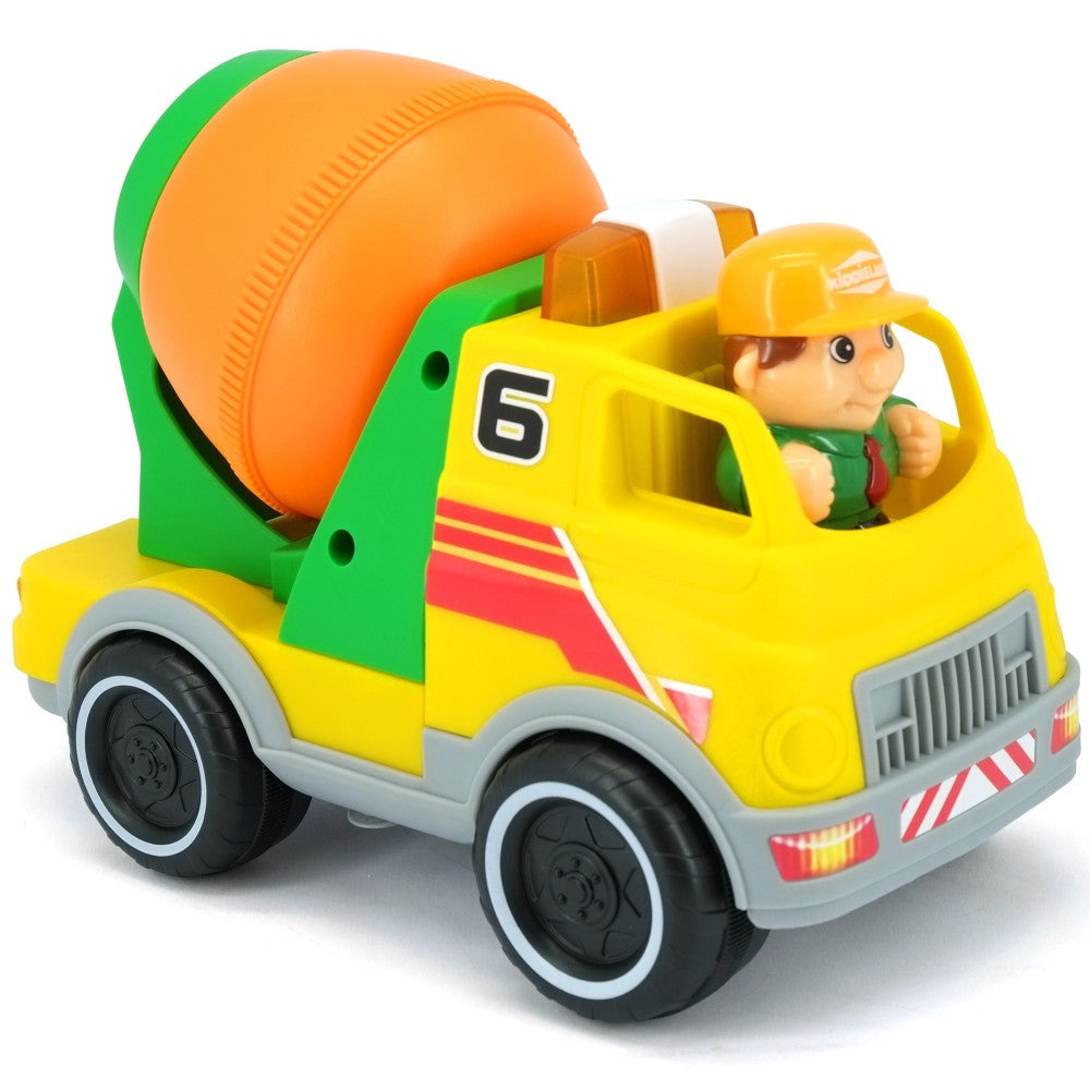 Kiddieland Lights & Sounds Motorized Cement Mixer Toy