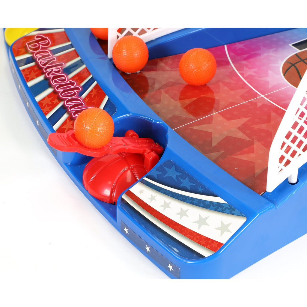 Retro Arcade Electronic Basketball 2-Player Tabletop Game With LED Scoreboard