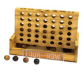 Professor Puzzle Four in a Row Vintage Wooden Game Set