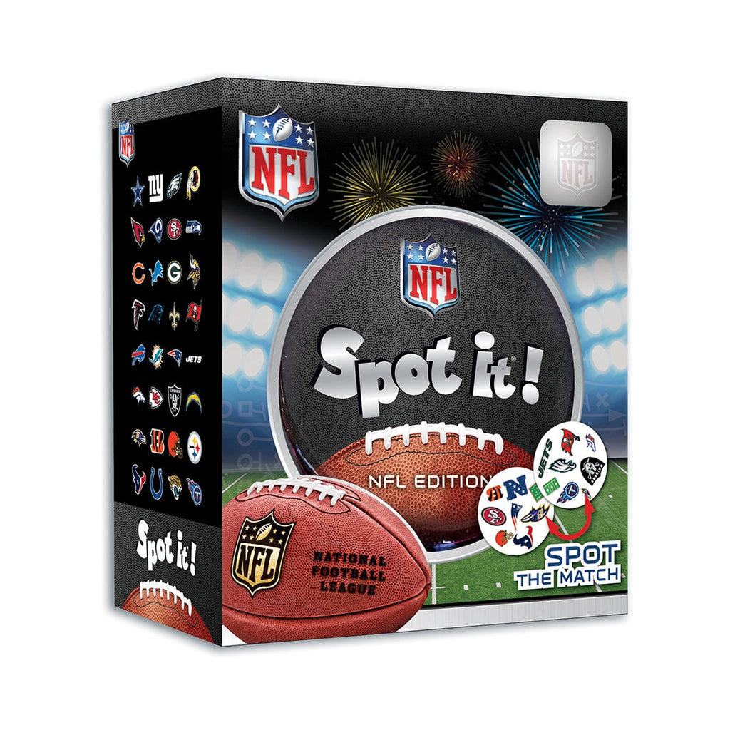 Spot It! NFL Edition Fast-Paced Matching Card Game With 55 Cards