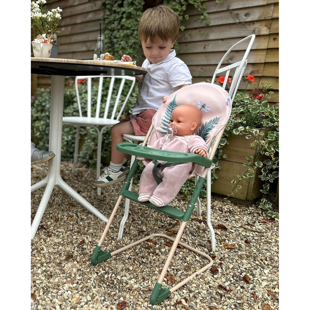 Roma RHS Doll High Chair With Feeding Tray - Fern