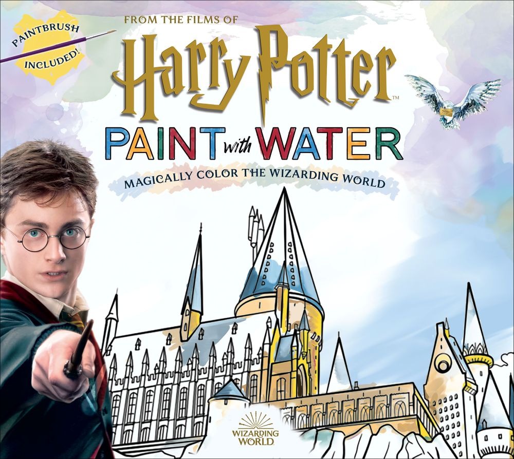 Harry Potter Watercolor Magic: Paint with Water Paperback